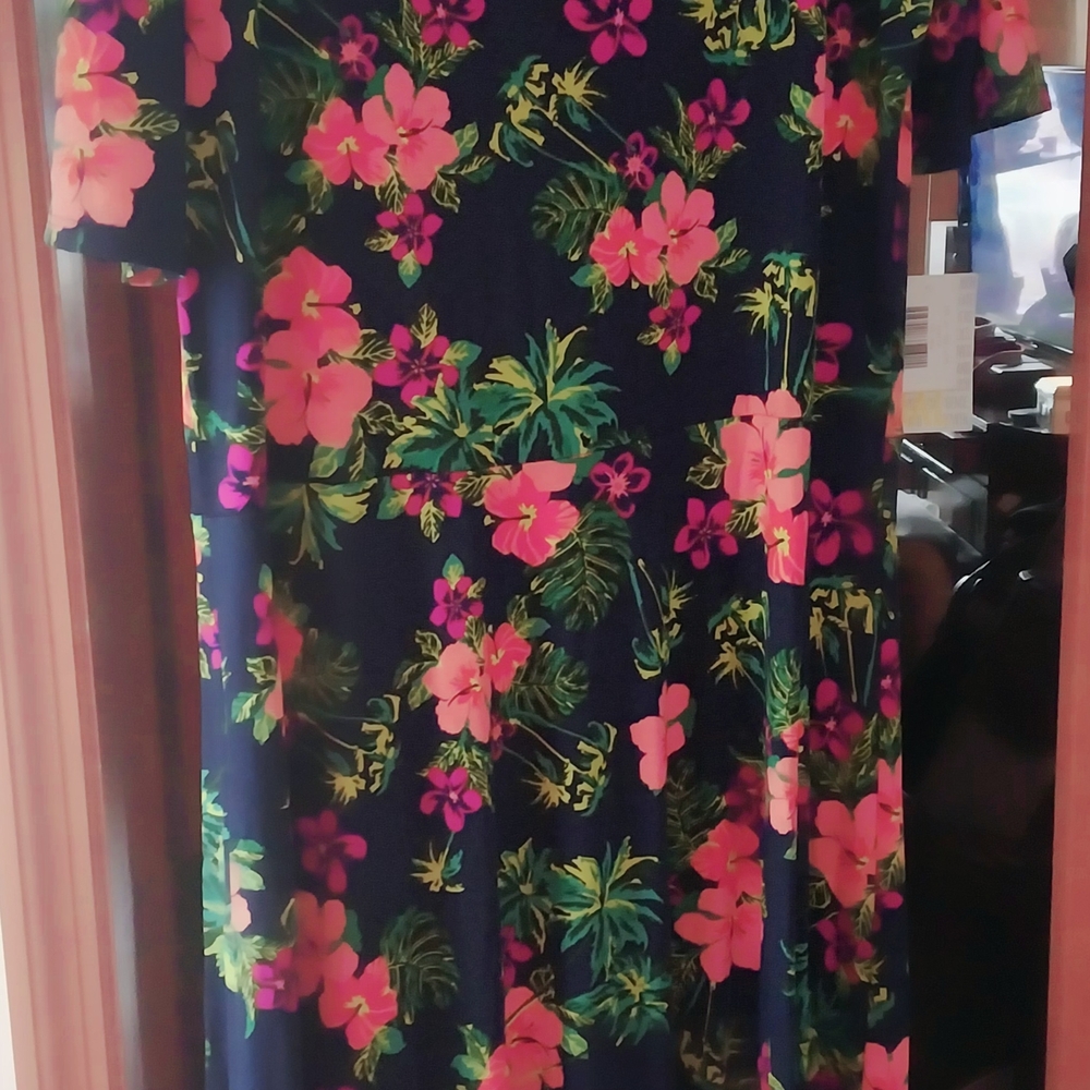 LuLaRoe Floral Maxi Dress - Picture 5 of 5